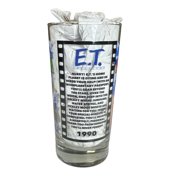 Universal Studios Retro E.T. Adventure Collectible Glass - Picture 4 of 4